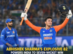 Abhishek Sharma’s Explosive 82 Powers India to Seven-Wicket Win Over Afghanistan Abhishek Sharma’s Explosive 82 Powers India to Seven-Wicket Win Over Afghanistan
